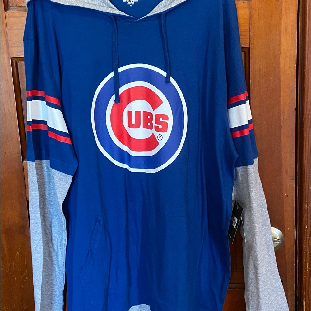 Chicago Cubs Blue and Gray Hoodie Size
3XL